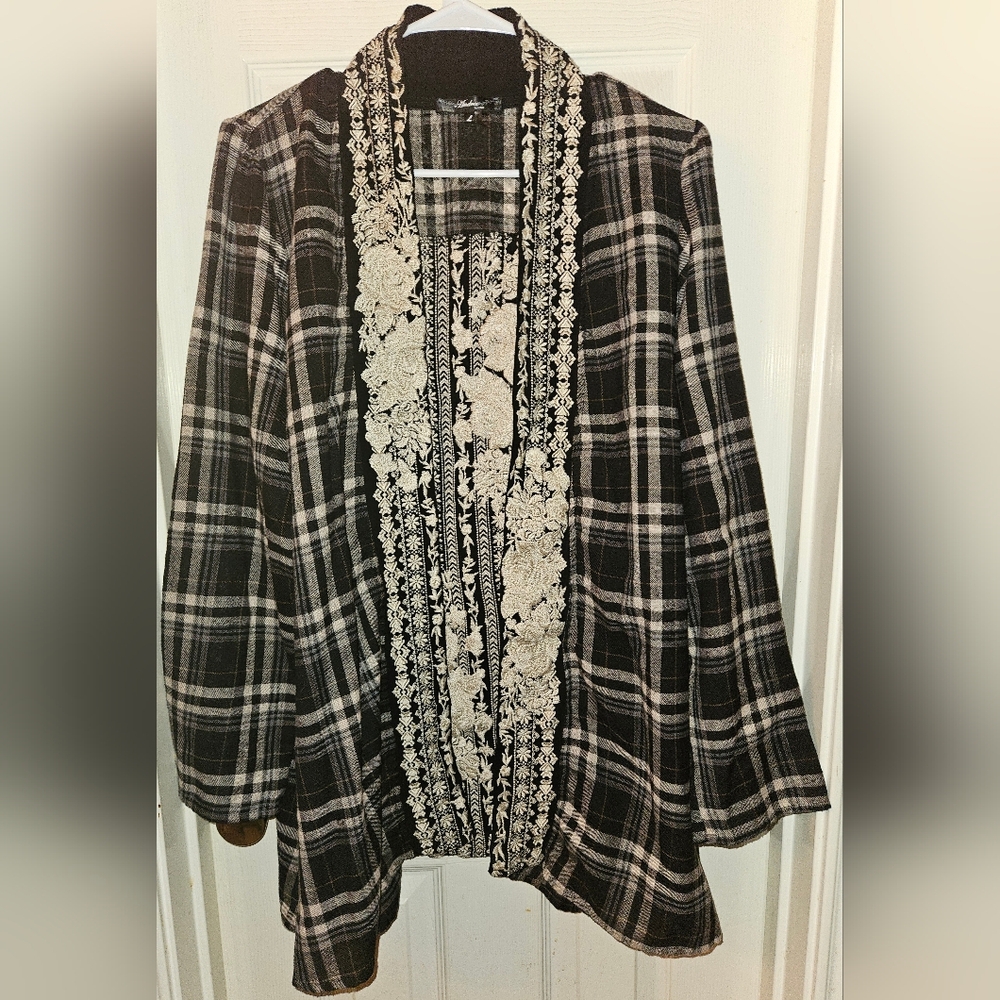 Andree By Unit Flannel Cardigan